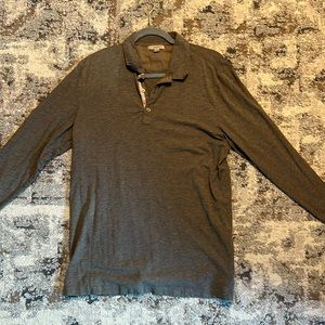 Burberry Brit Long Sleeve Polo Shirt- Size XL